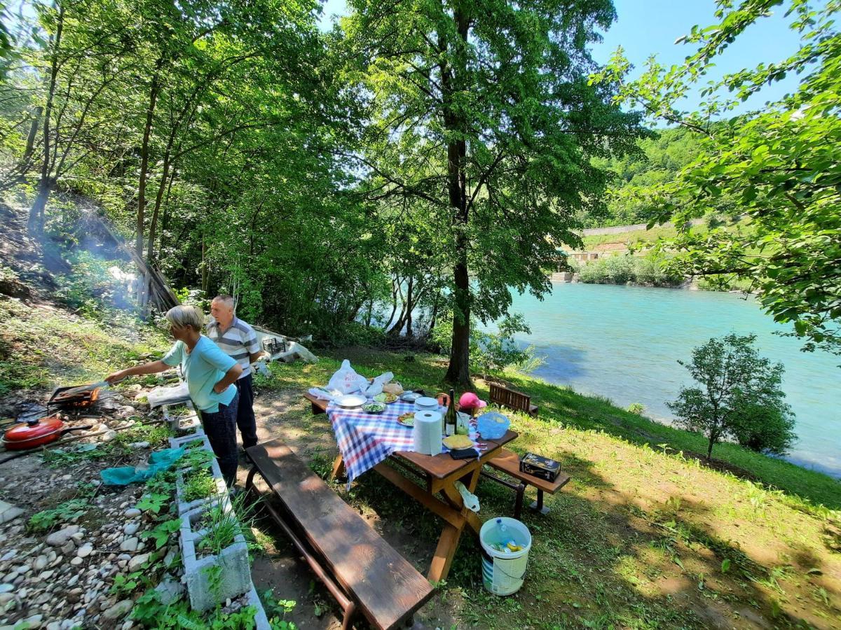 Apartmani Vila Na Drini Foca Bagian luar foto