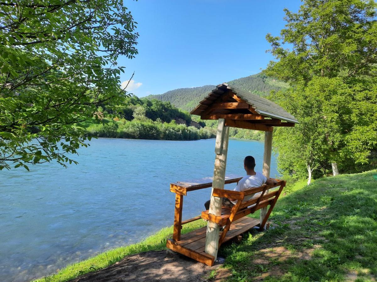 Apartmani Vila Na Drini Foca Bagian luar foto